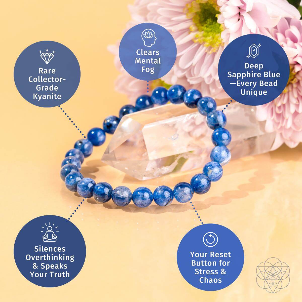 My Truth, My Power – Rare Kyanite Bracelet