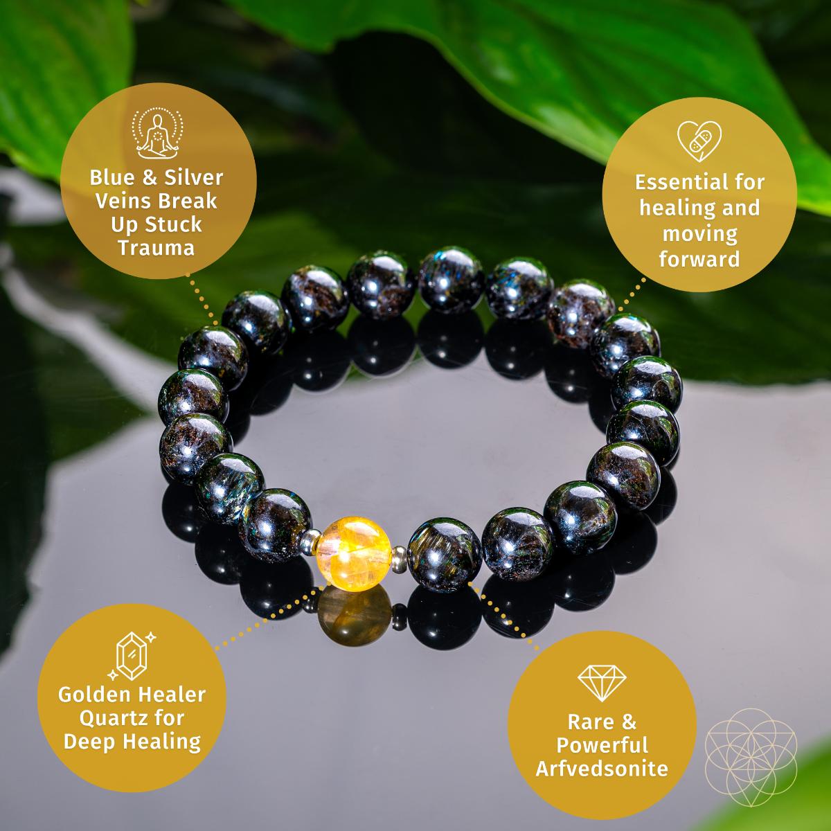 The Arfvedsonite Deep Healing Bracelet